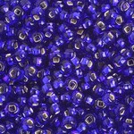 Ponybead (13 grams) Royal Blue 6/0 Silverlined