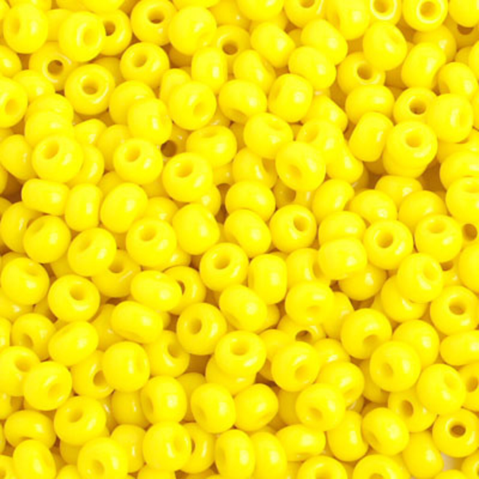 Ponybead (13 grams) Lemon Yellow 6/0 Opaque