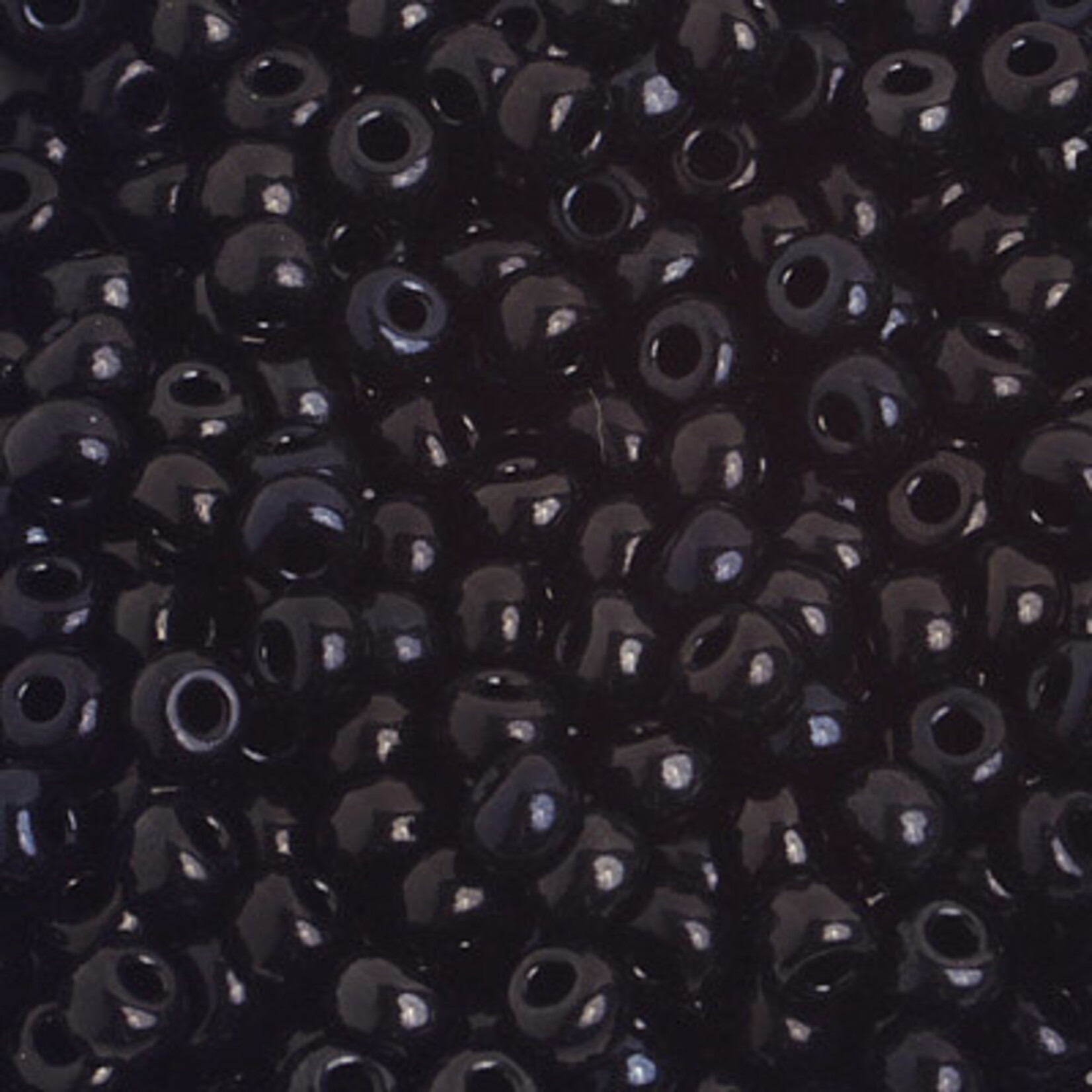 Ponybead (13 grams) Black 6/0 Opaque