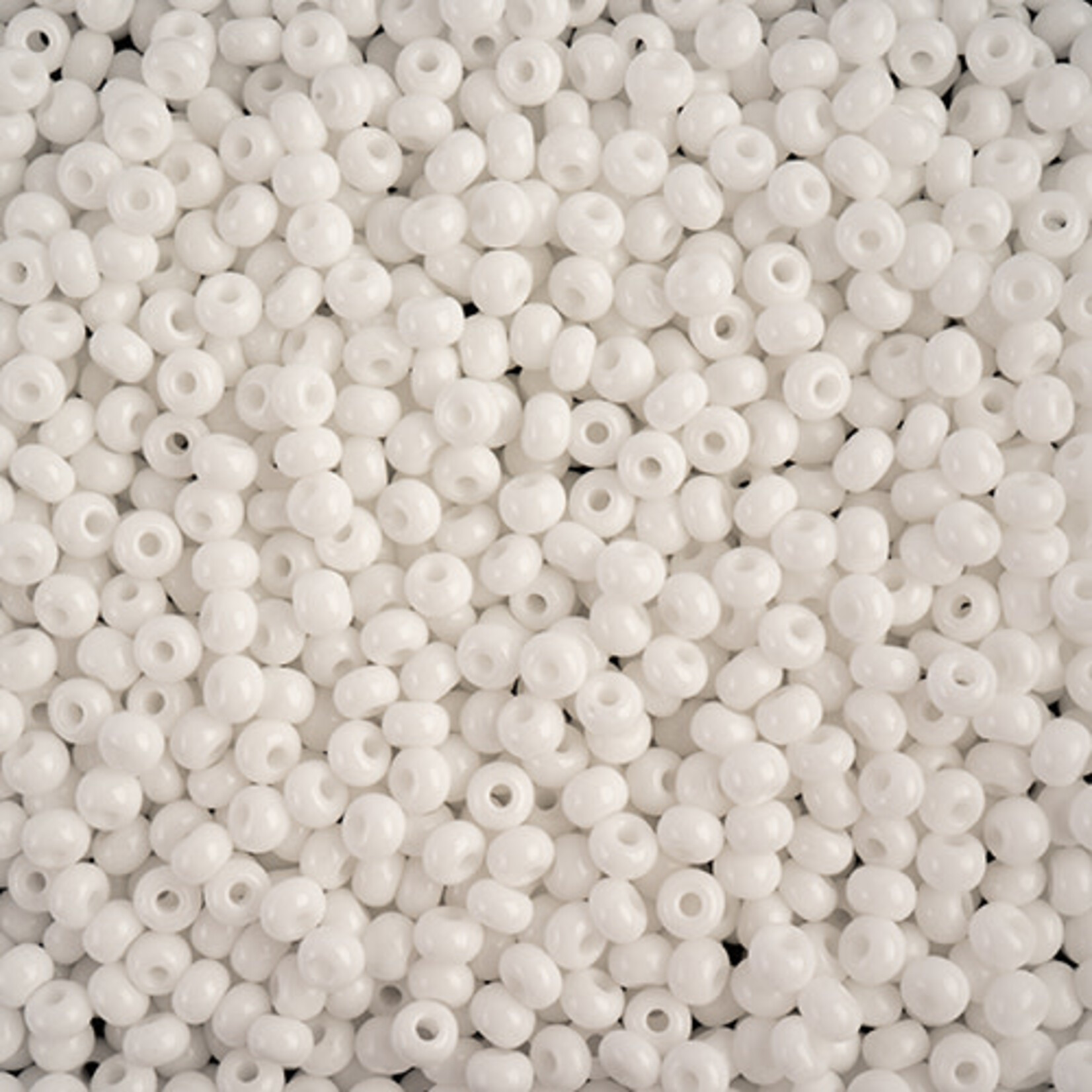 Ponybead (13 grams) White 6/0 Opaque