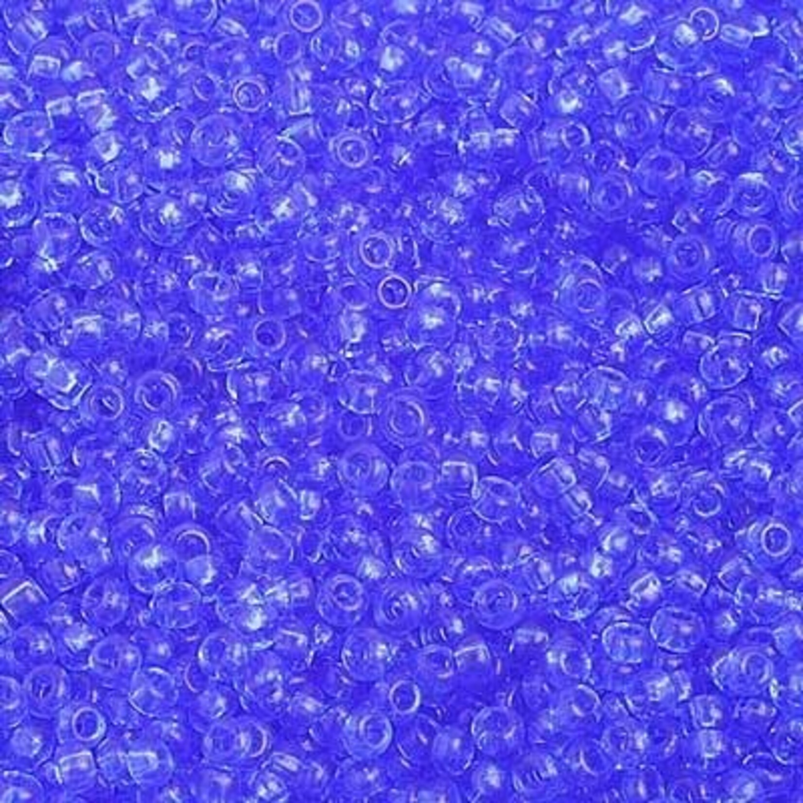 Seedbead (13 grams) Medium Royal Blue 10/0 Transparent
