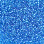 Seedbead (13 grams) Medium Aqua 10/0 Transparent
