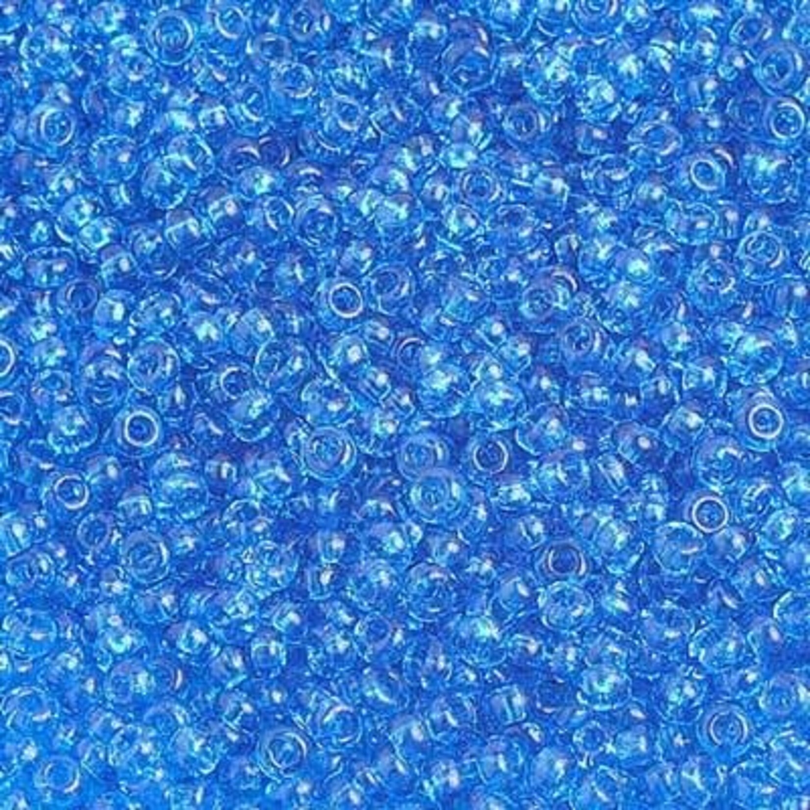 Seedbead (13 grams) Medium Aqua 10/0 Transparent