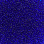 Seedbead (13 grams) Royal Blue 10/0 Transparent