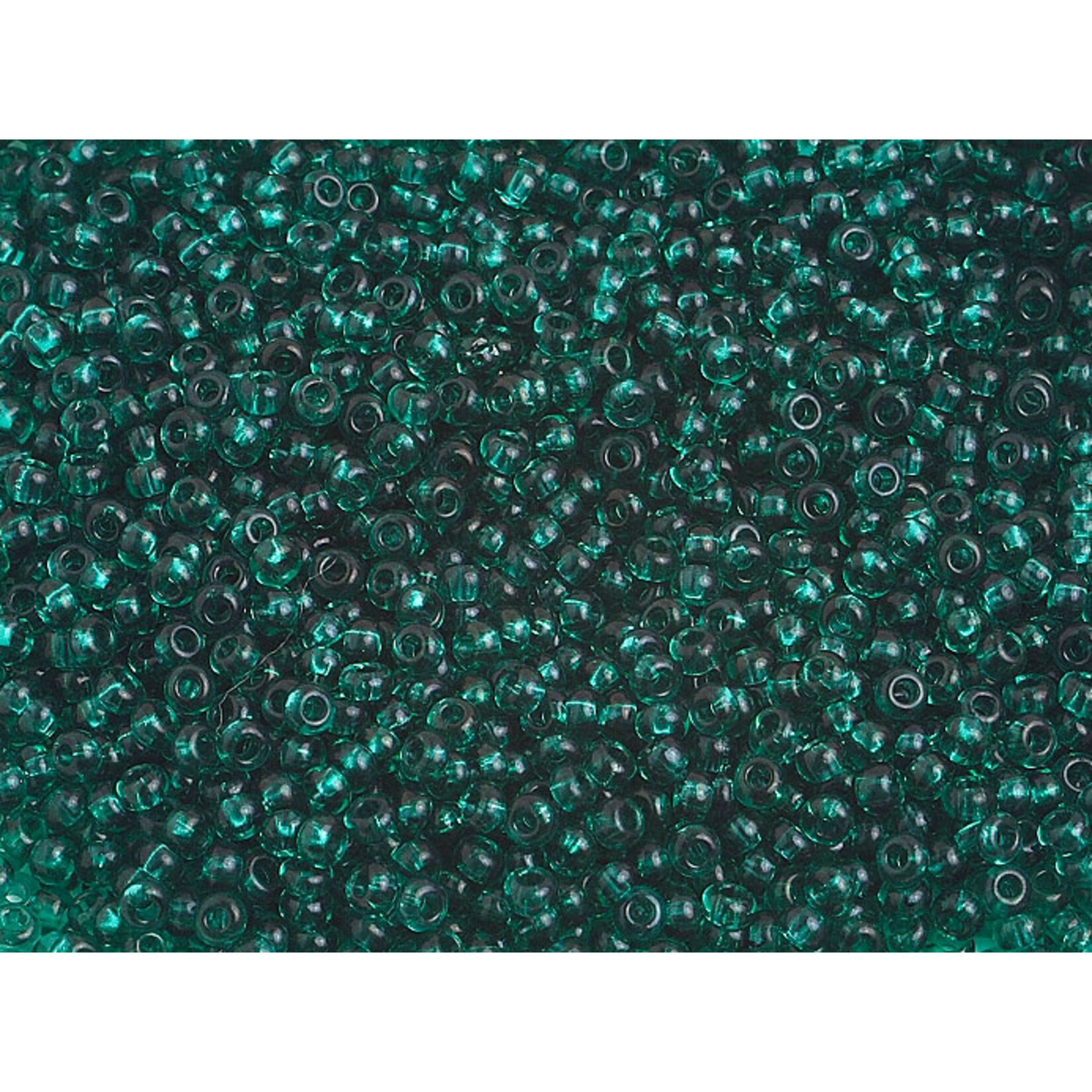 Seedbead (500 grams) Teal Green 10/0 Transparent