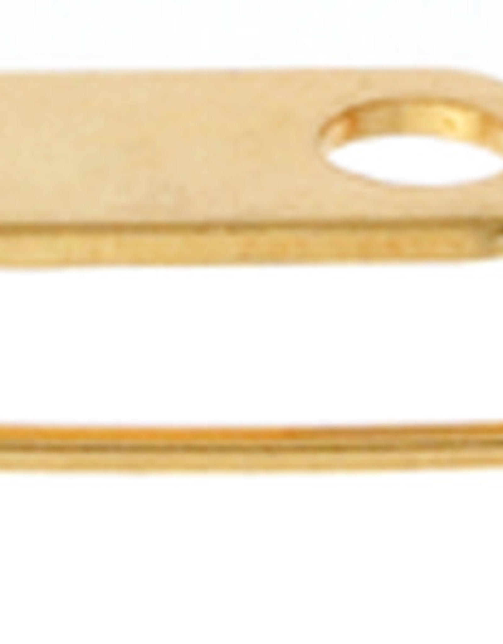 Broach Pins (Bar Pins) 0.75In Gold (100 Pieces)