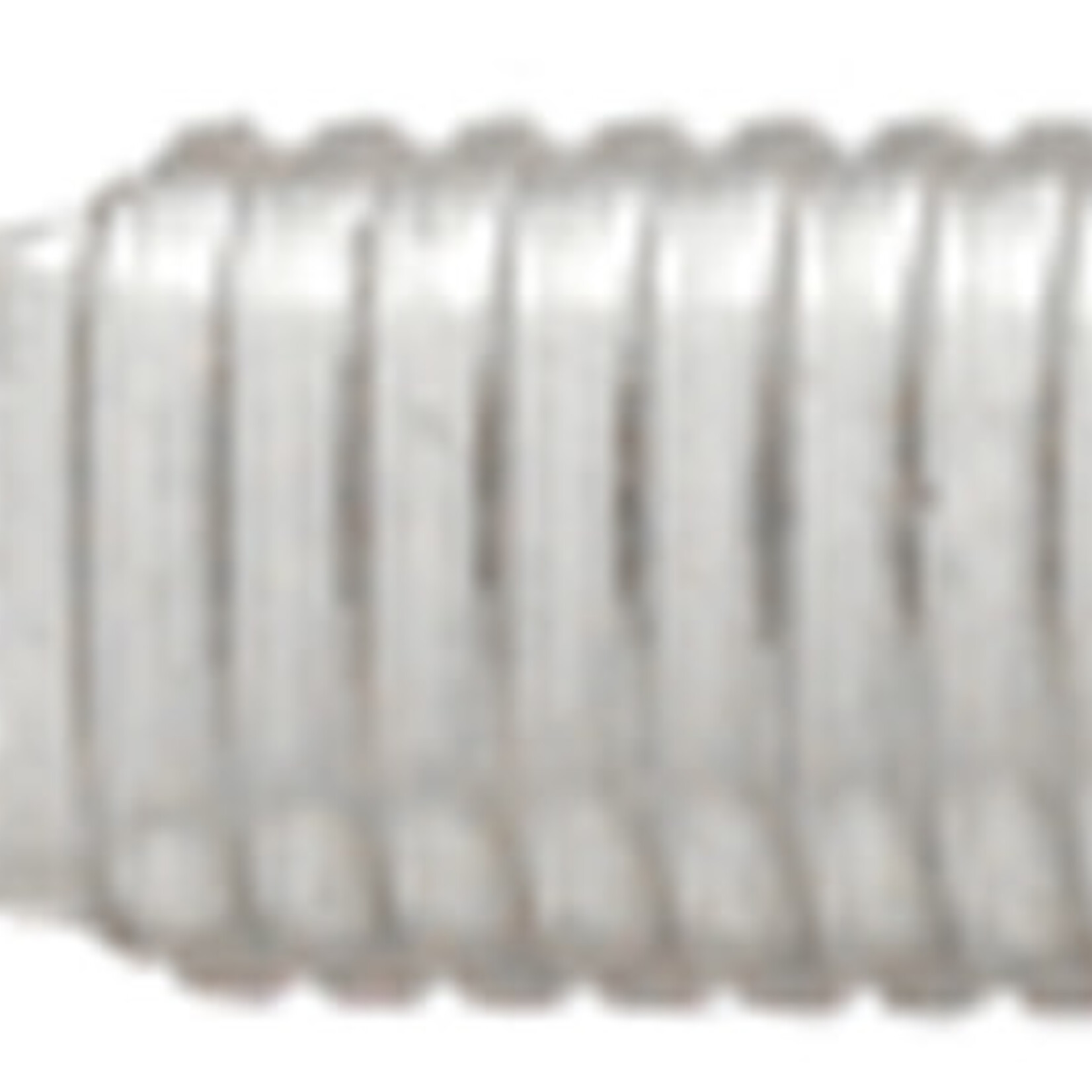 End Clamps (Leather Crimps) Coiled  Silver (12Pcs)