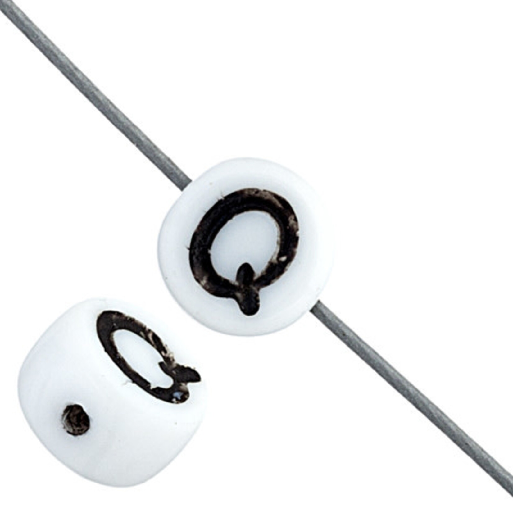 Glass Letter Beads 6mm (12pcs)