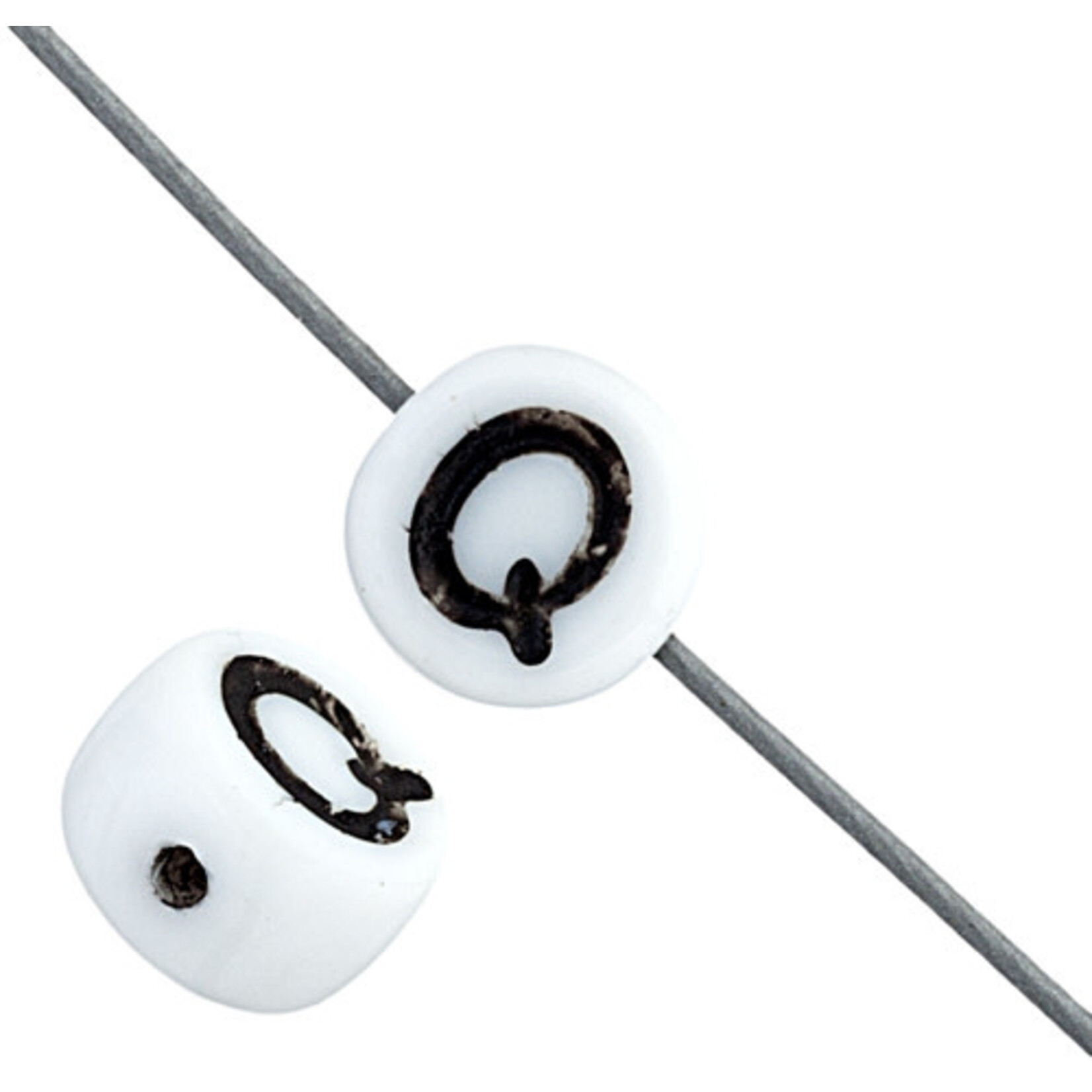 Glass Letter Beads 6mm (12pcs)