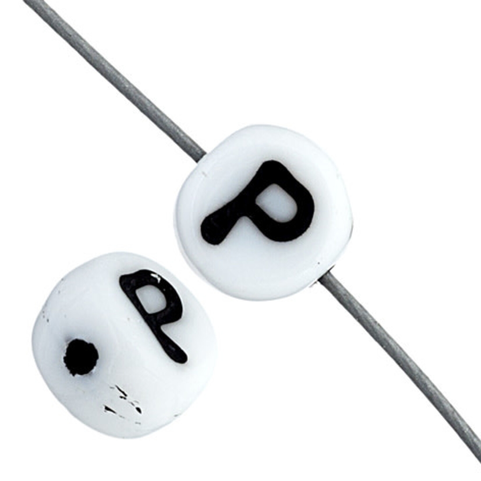 Glass Letter Beads 6mm (12pcs)