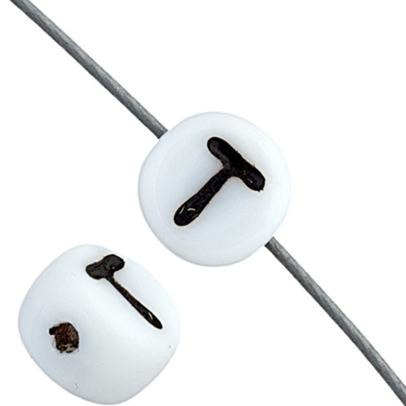 Glass Letter Beads 6mm (12pcs)