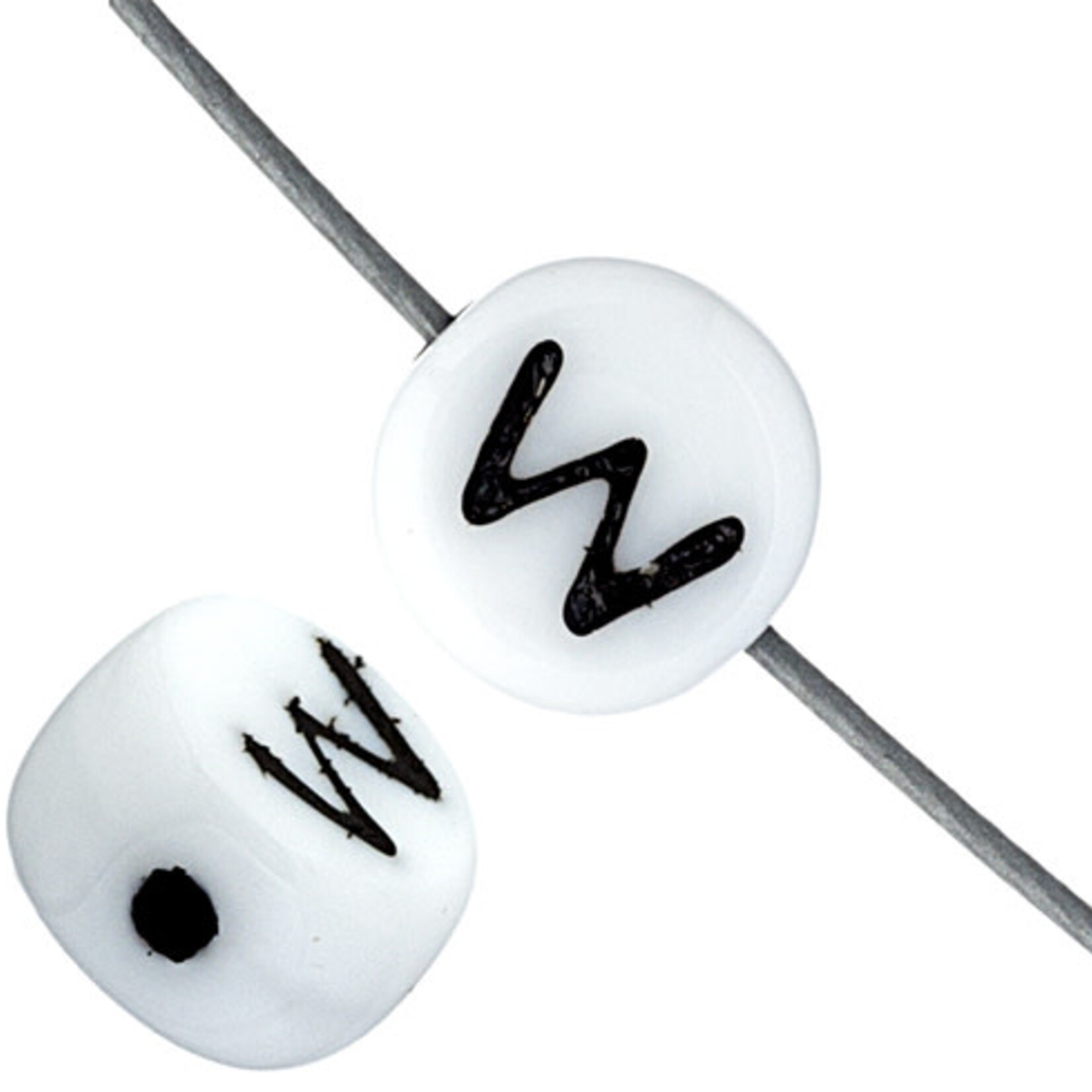 Glass Letter Beads 6mm (12pcs)