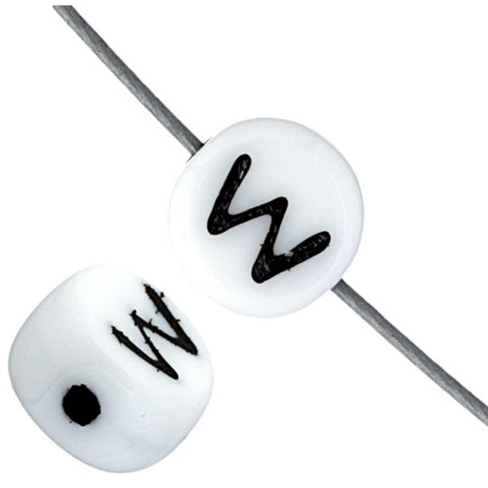 Glass Letter Beads 6mm (12pcs)