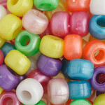 Crowbeads 9mm (60pcs) Multi-Color Pearl