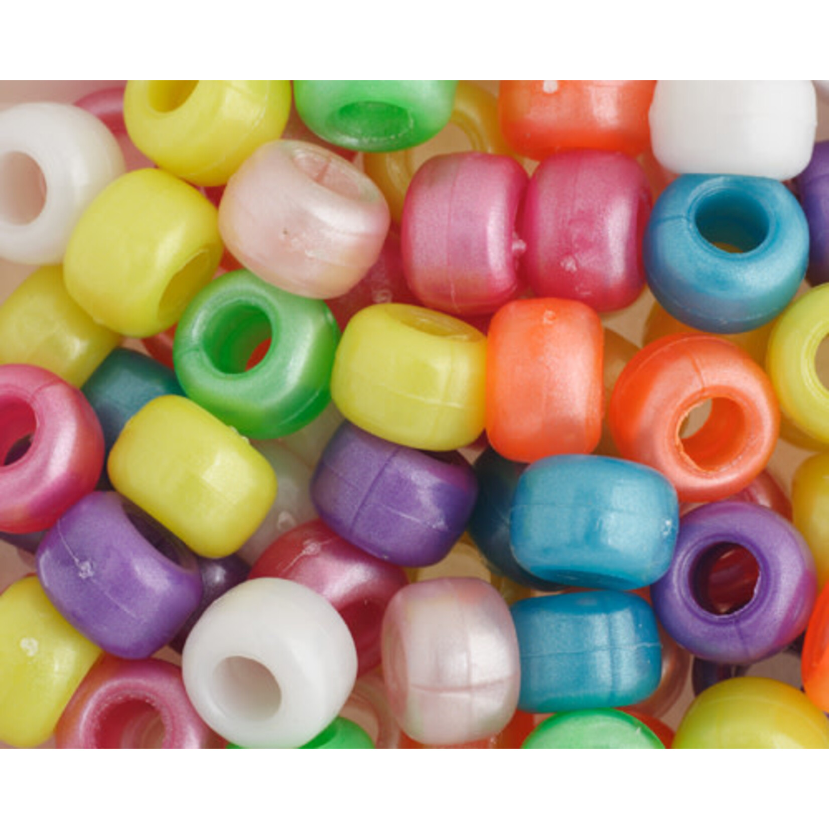 Crowbeads 9mm (60pcs) Multi-Color Pearl