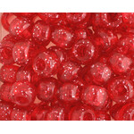 Crowbeads 9mm (60pcs) Crimson Sparkle
