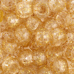 Crowbeads 9mm (60pcs) Gold Sparkle