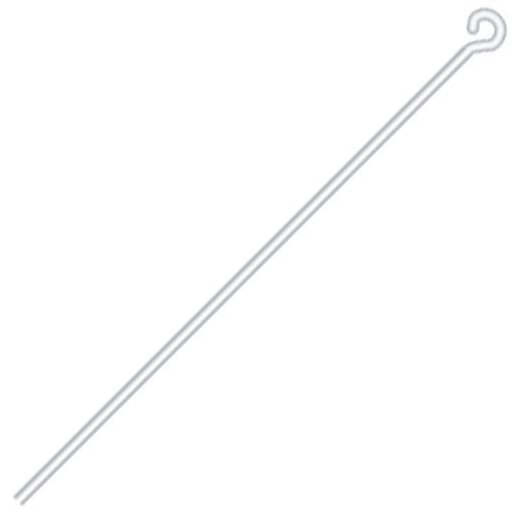 Eye Pins (12pcs) Rhodium 1.5 Inches 22 ga(0.24)