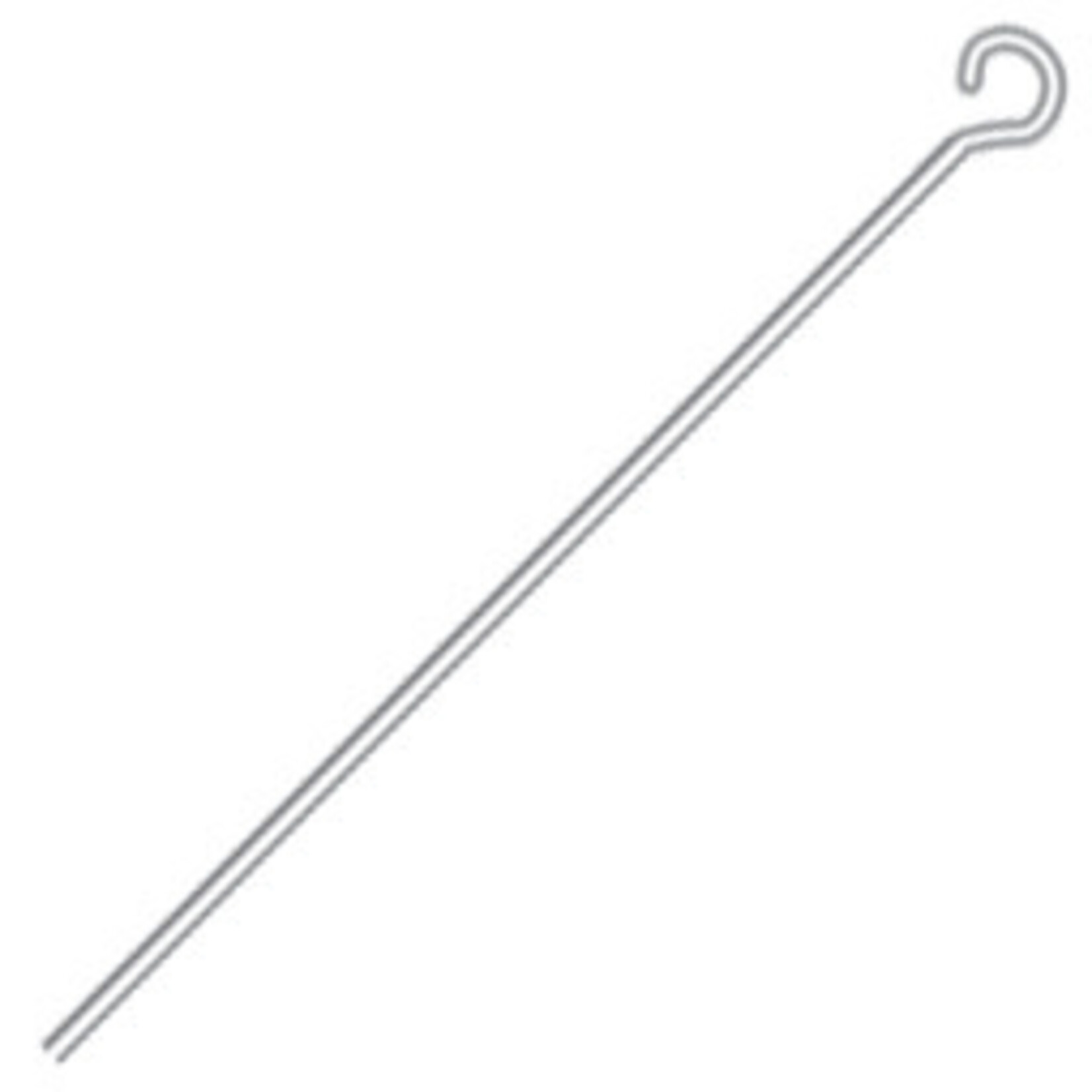 Eye Pins (12pcs) Silver 1 Inch 24ga(.020)