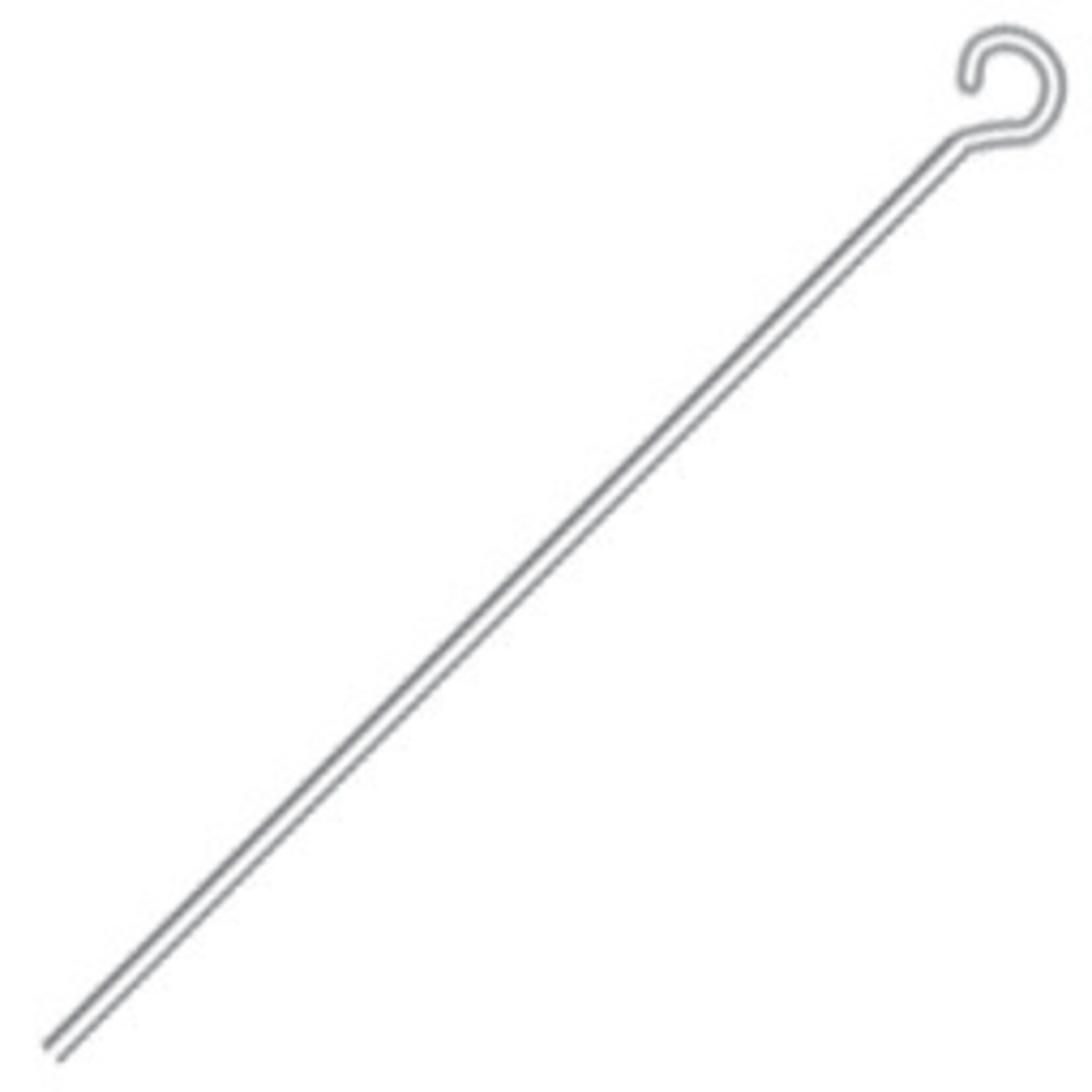 Eye Pins (12pcs) Silver 1 Inch 24ga(.020)
