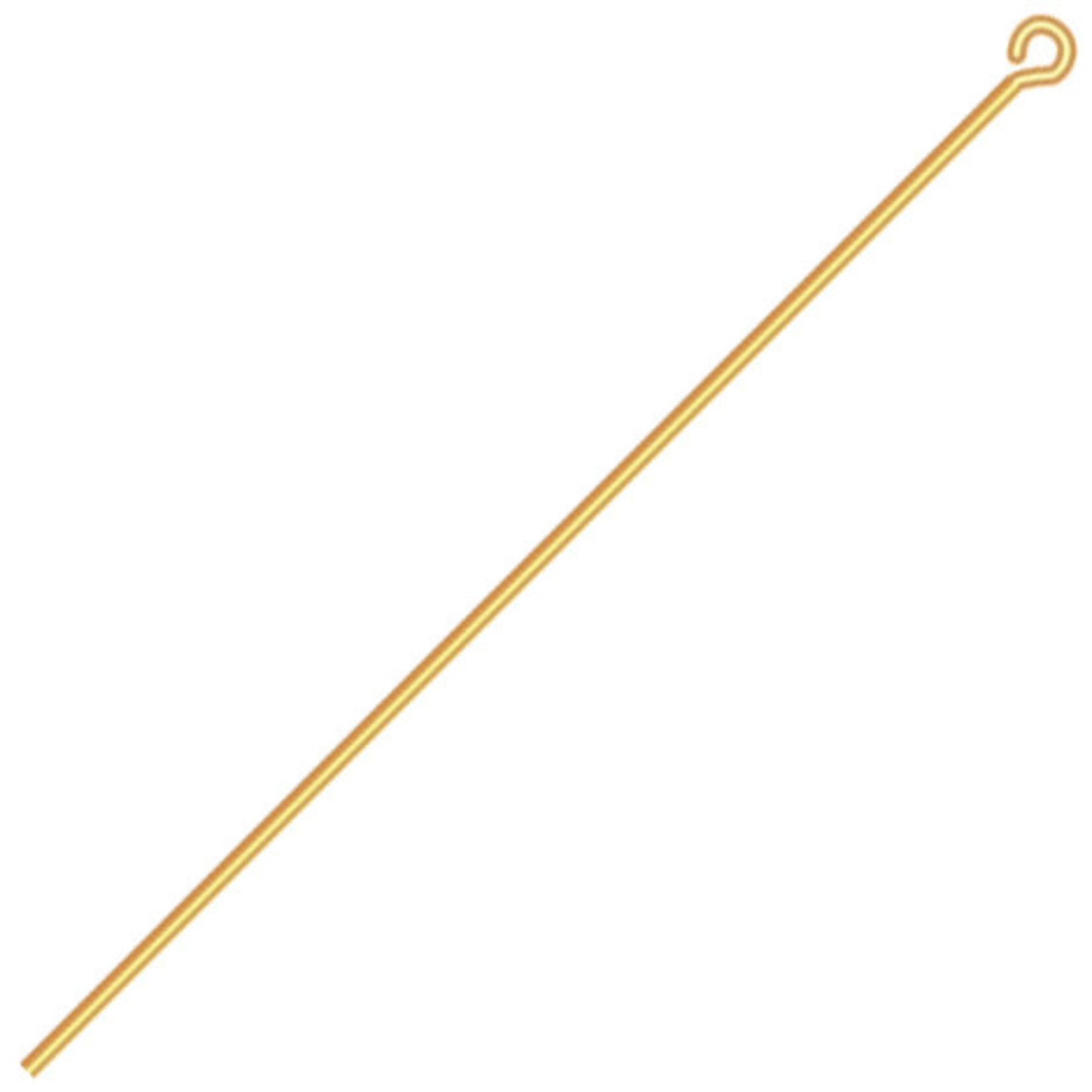 Eye Pins (500 pieces) 2in 22ga (.025) Gold
