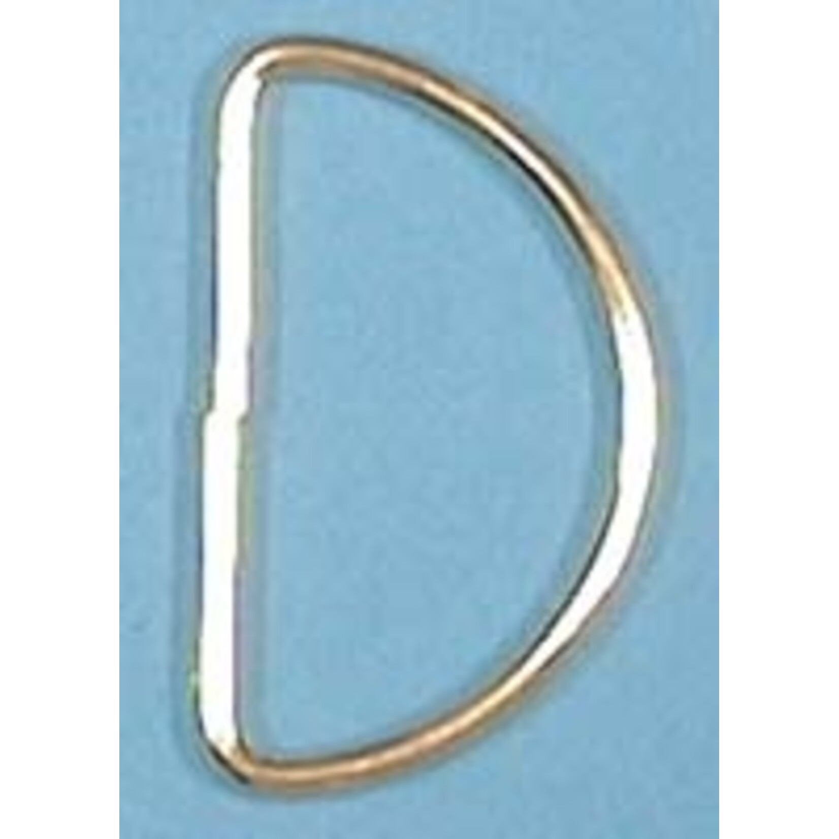 Metal D Ring - Brass 44mm/1.75 Inches (2pcs)