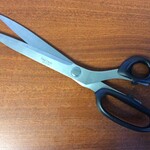 Tailoring Shears (Scissors) Black & Silver 275MM