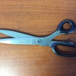 Tailoring Shears (Scissors) Black & Silver 260MM