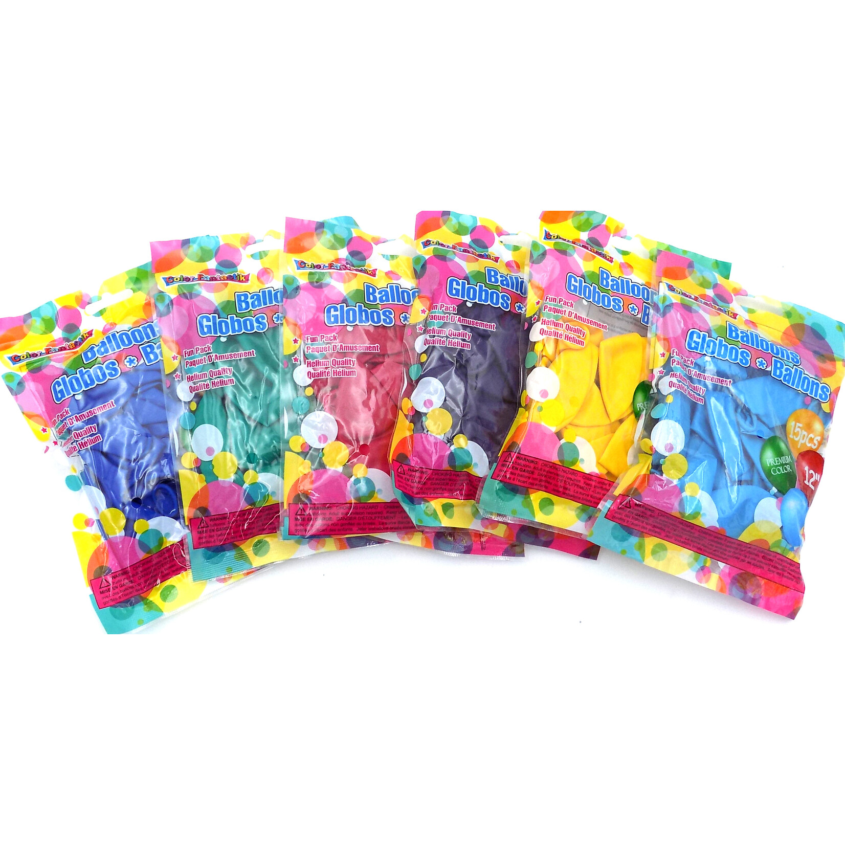 Color Fantastik Helium Quality Balloons Pearlised 12 Inches (10 Pieces)