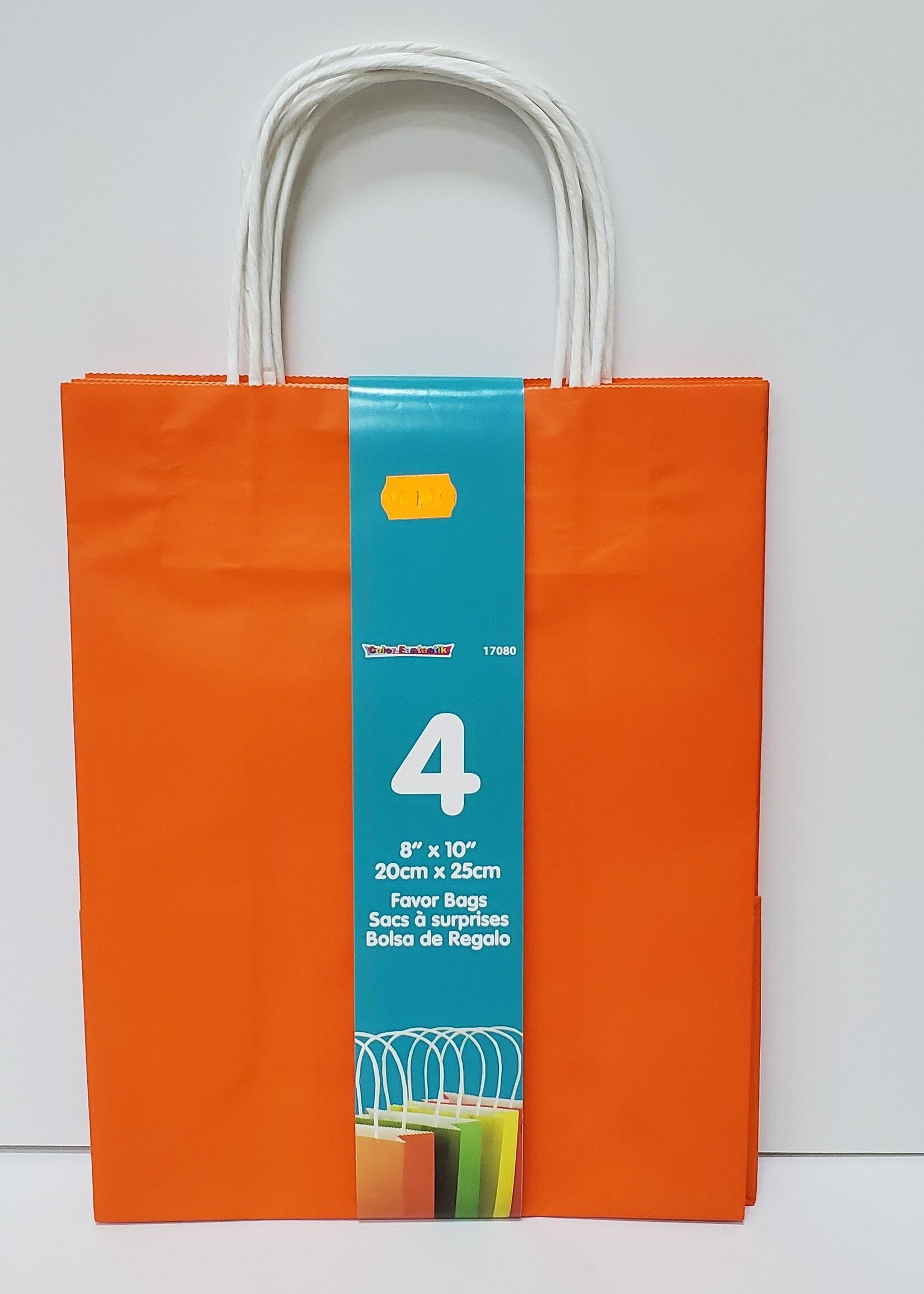 Kraft Favor Bags  4CT (8"x10")