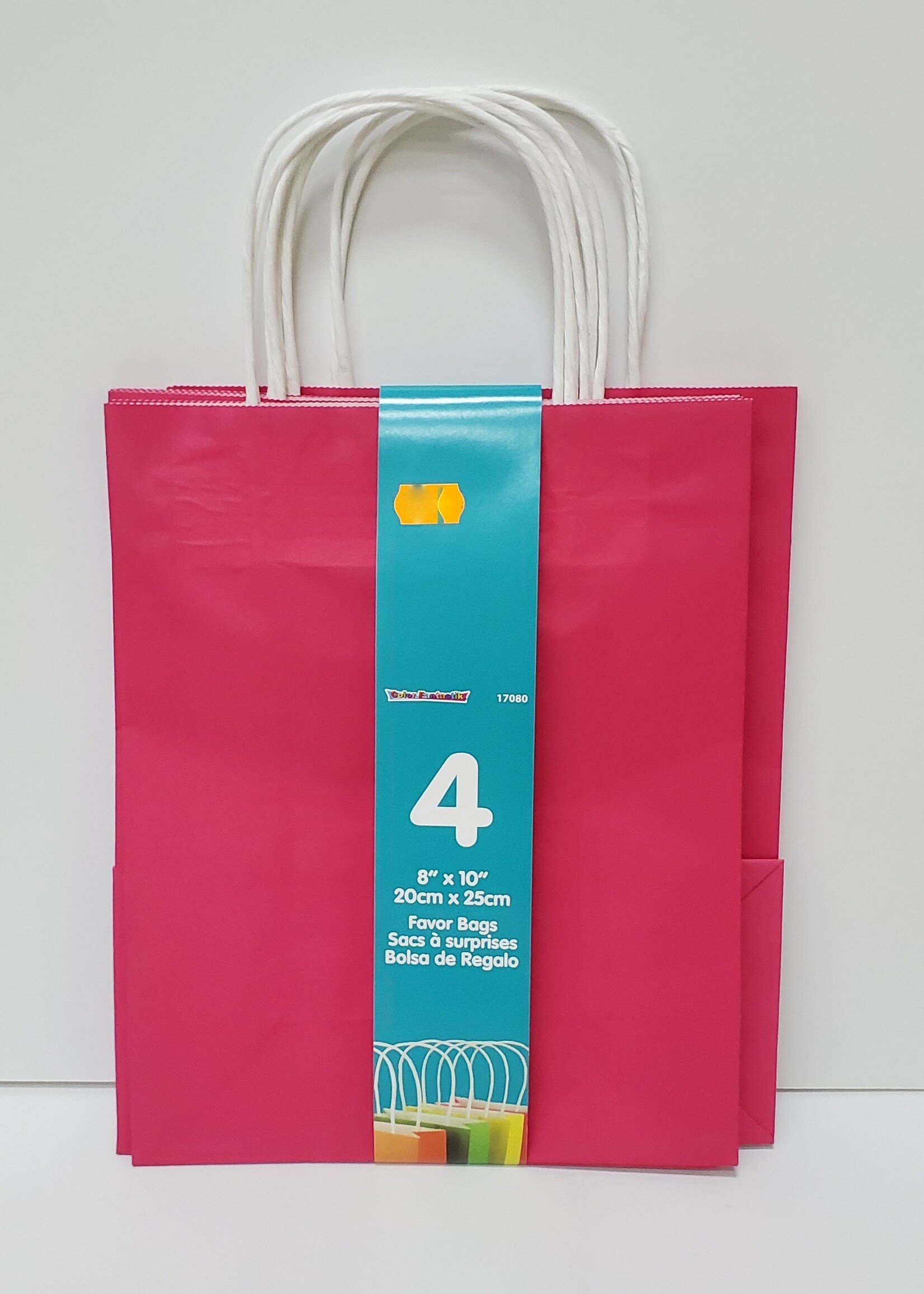 Kraft Favor Bags  4CT (8"x10")