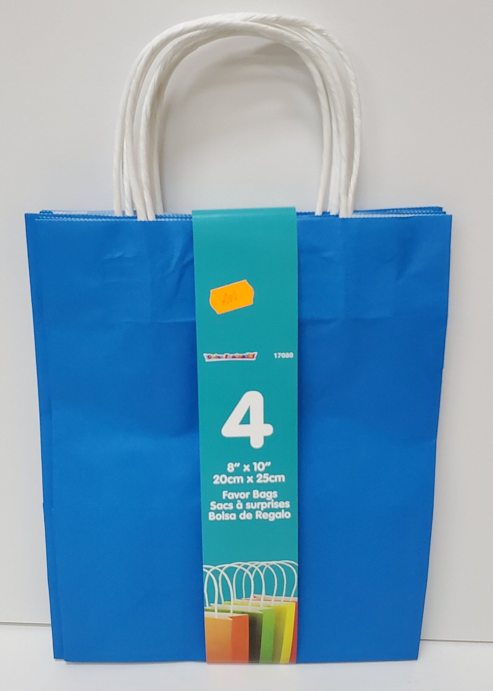 Kraft Favor Bags  4CT (8"x10")