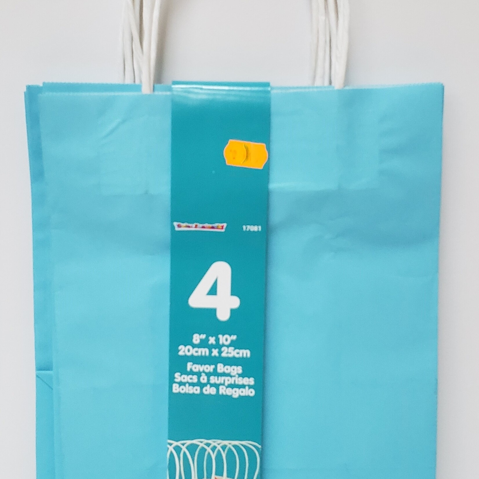 Kraft Favor Bags  4CT (8"x10")
