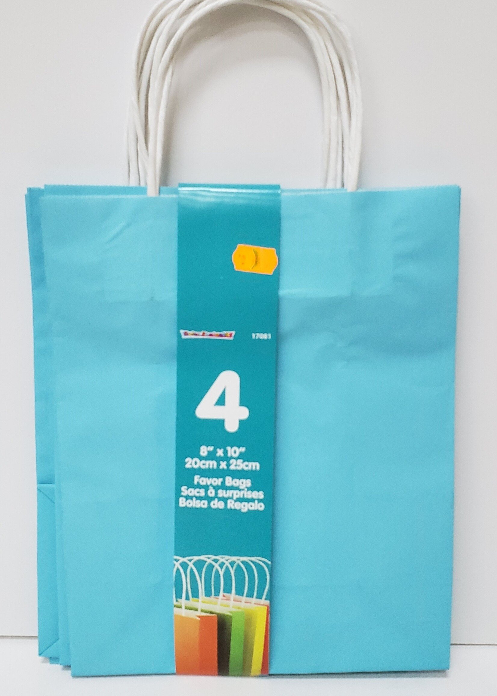 Kraft Favor Bags  4CT (8"x10")