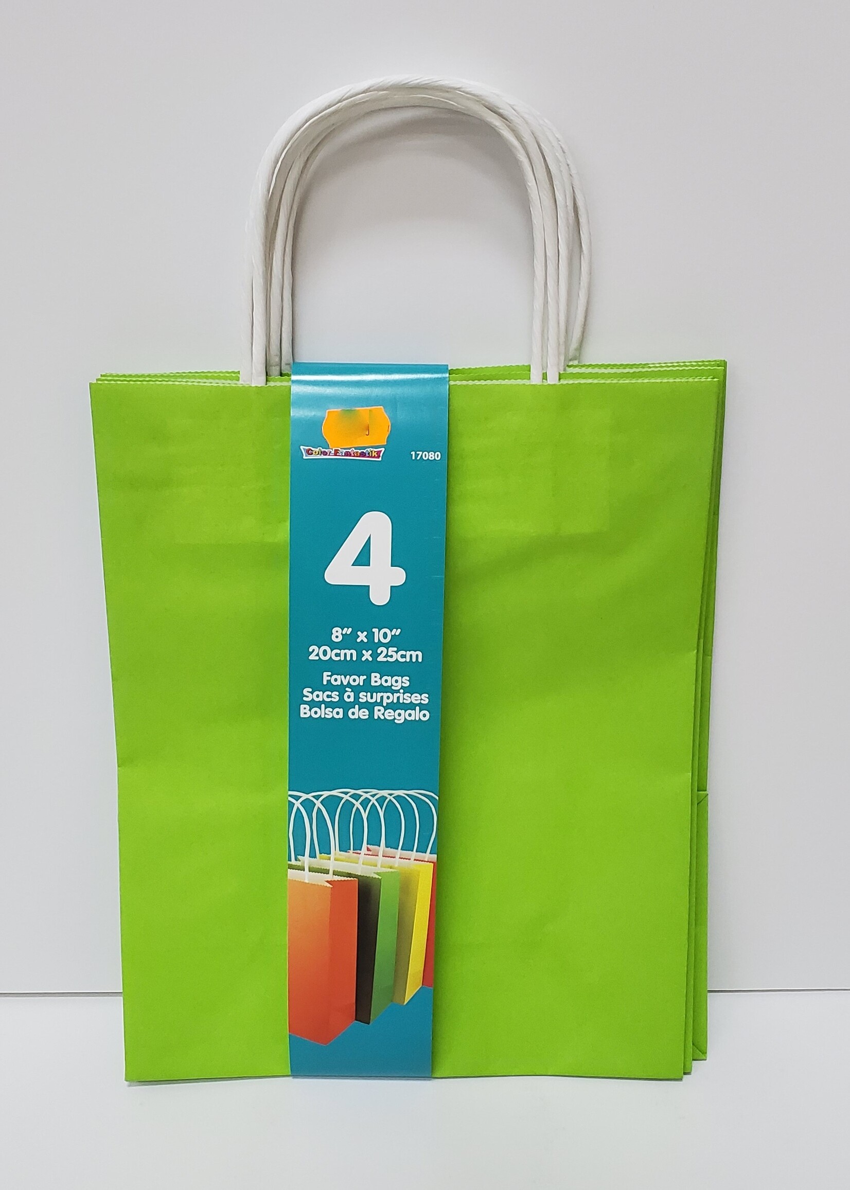 Kraft Favor Bags  4CT (8"x10")