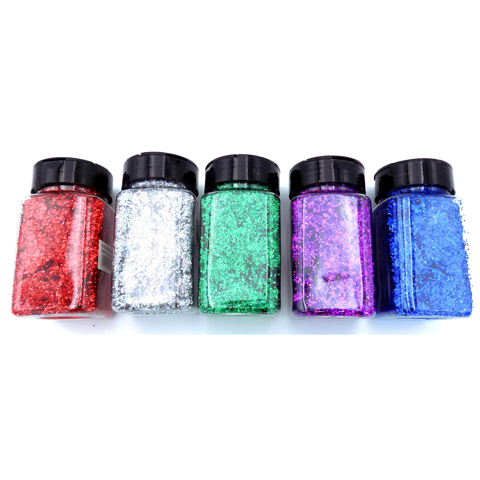 Lazer Glitter Bottles (2mm x 2mm) 150 gram