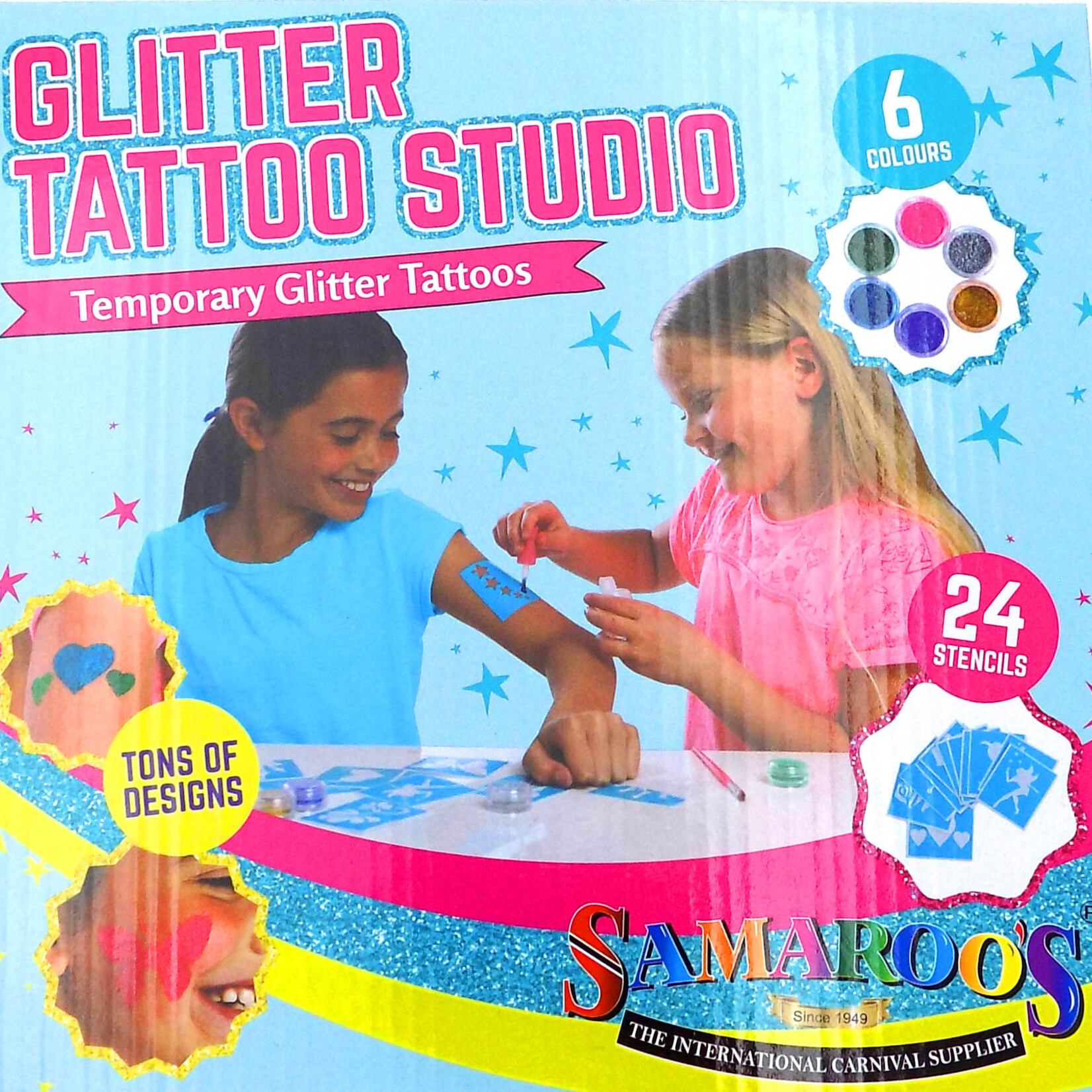 Temporary Glitter Tattoo Studio