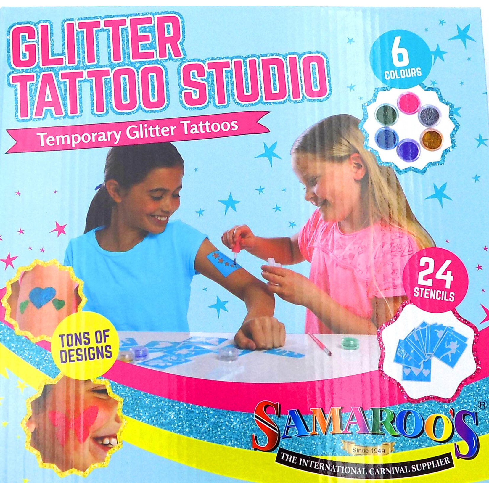 Temporary Glitter Tattoo Studio