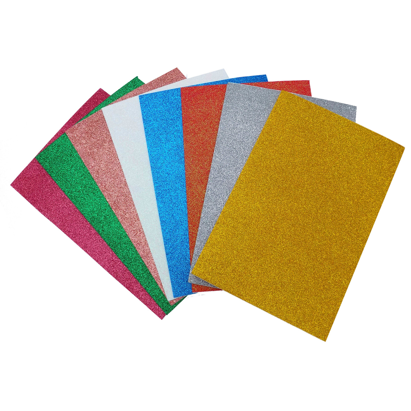 Glitter Eva w/ Adhesive Backing (5 pieces)