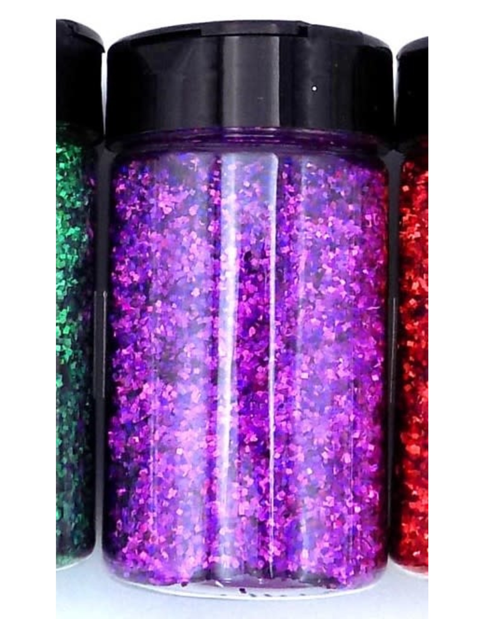Glitter Bottles (2mm x 2mm) 80 gram Laser Samaroo's Limited
