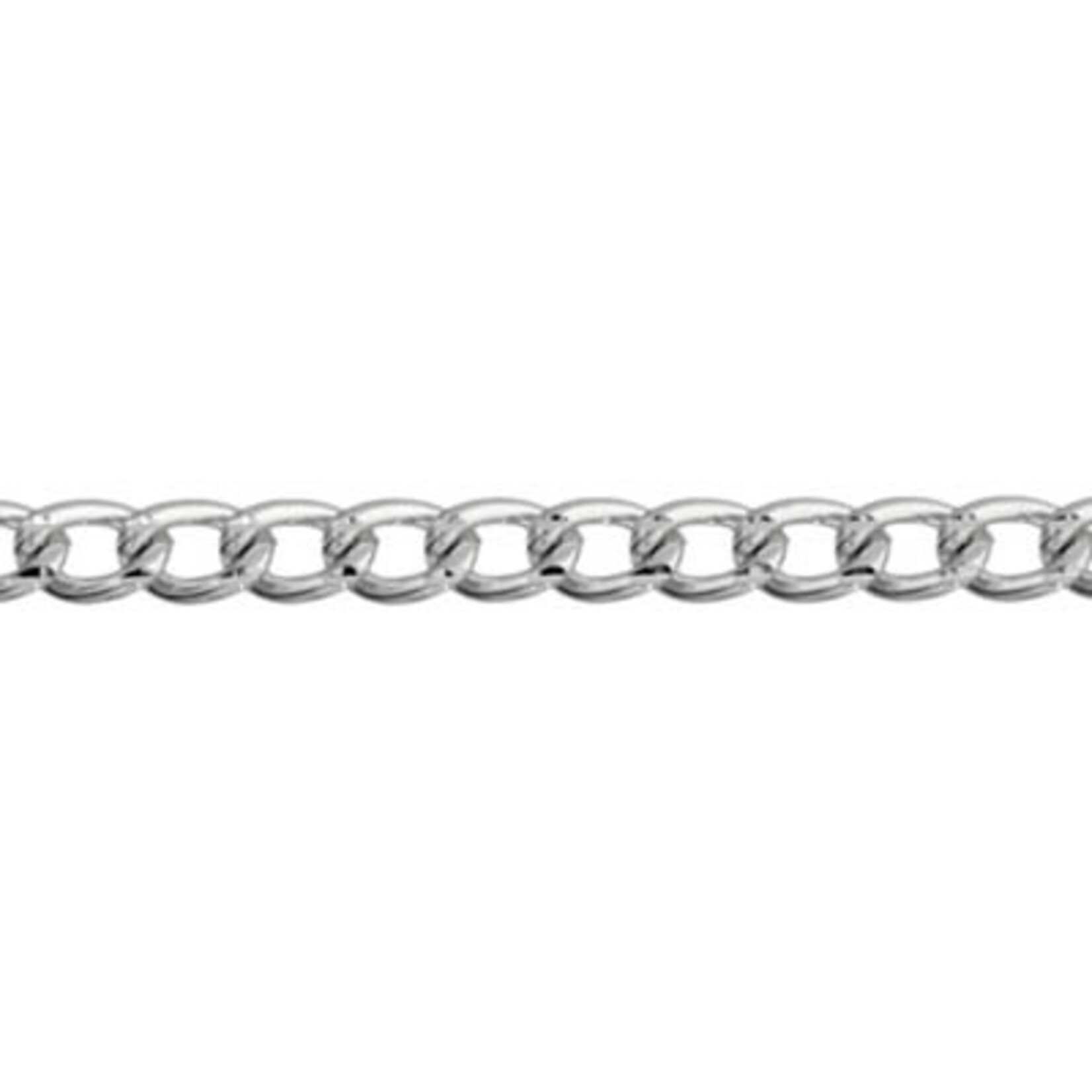 Chain Link Aluminum Silver 3mm (25 meter)