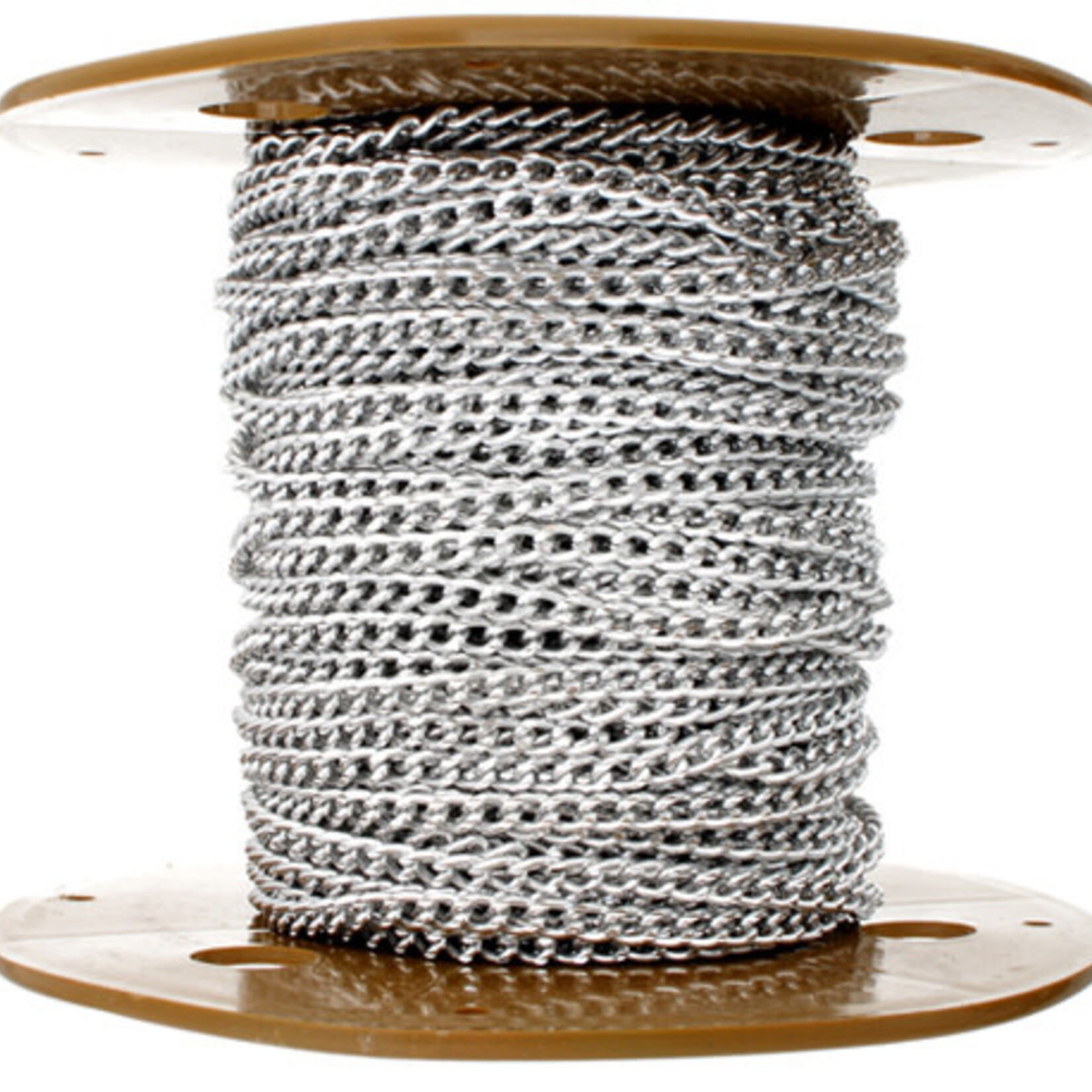 Chain Link Aluminum Silver 3mm (25 meter)