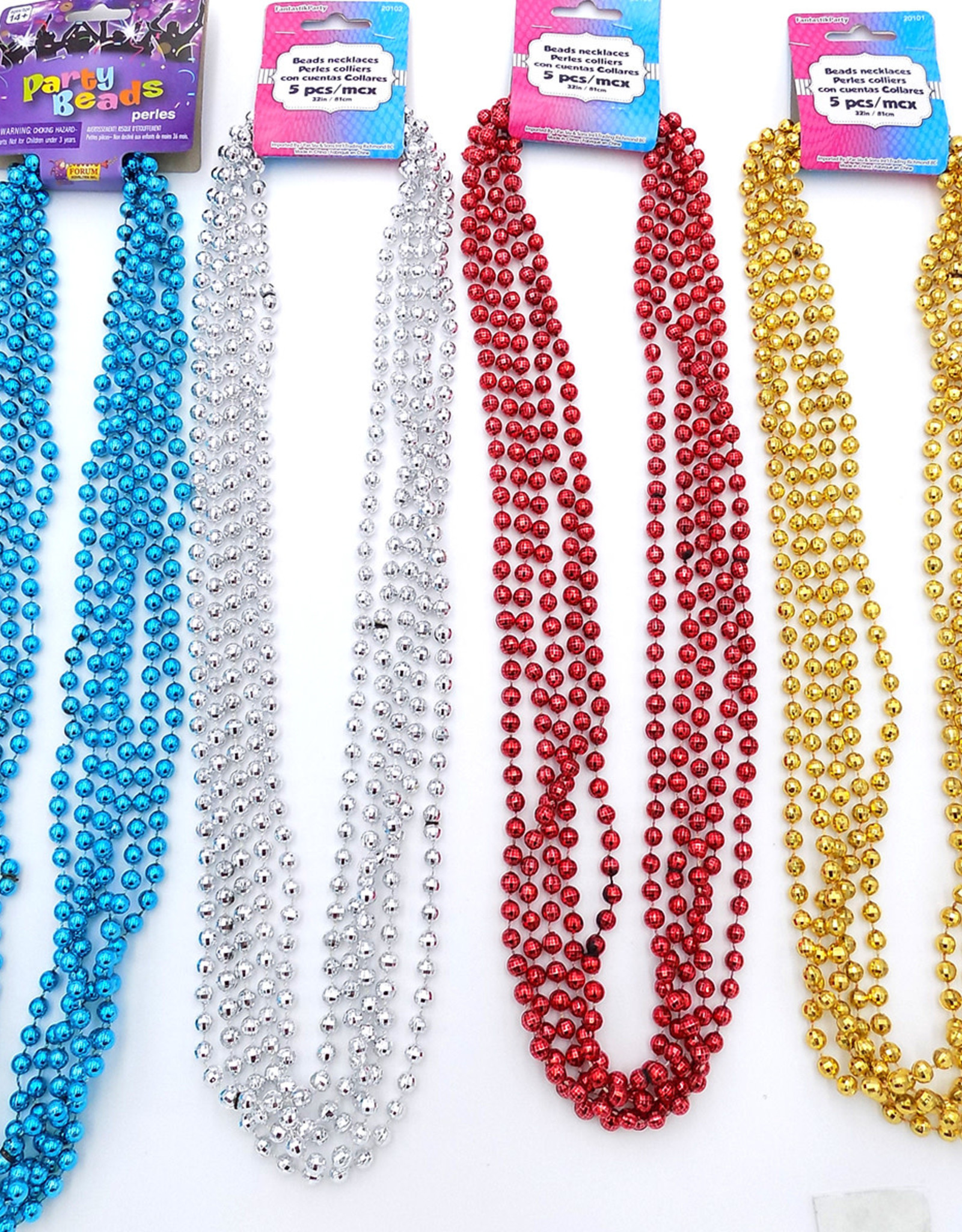 Bead Necklace Party Shakes 5ct Assorted Samaroo's Limited