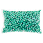 Crowbeads 9mm (1000pcs)  Light Turquoise Opaque AB