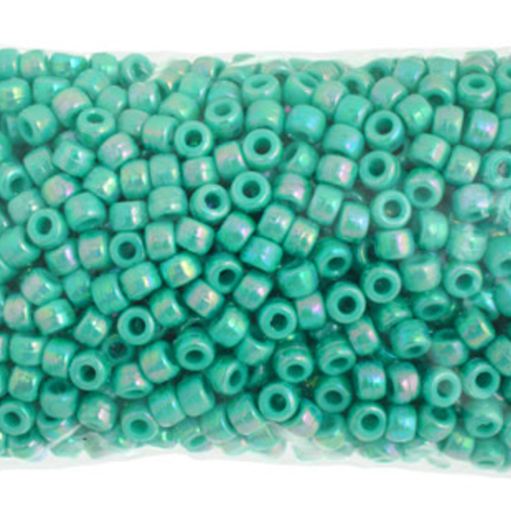 Crowbeads 9mm (1000pcs)  Light Turquoise Opaque AB