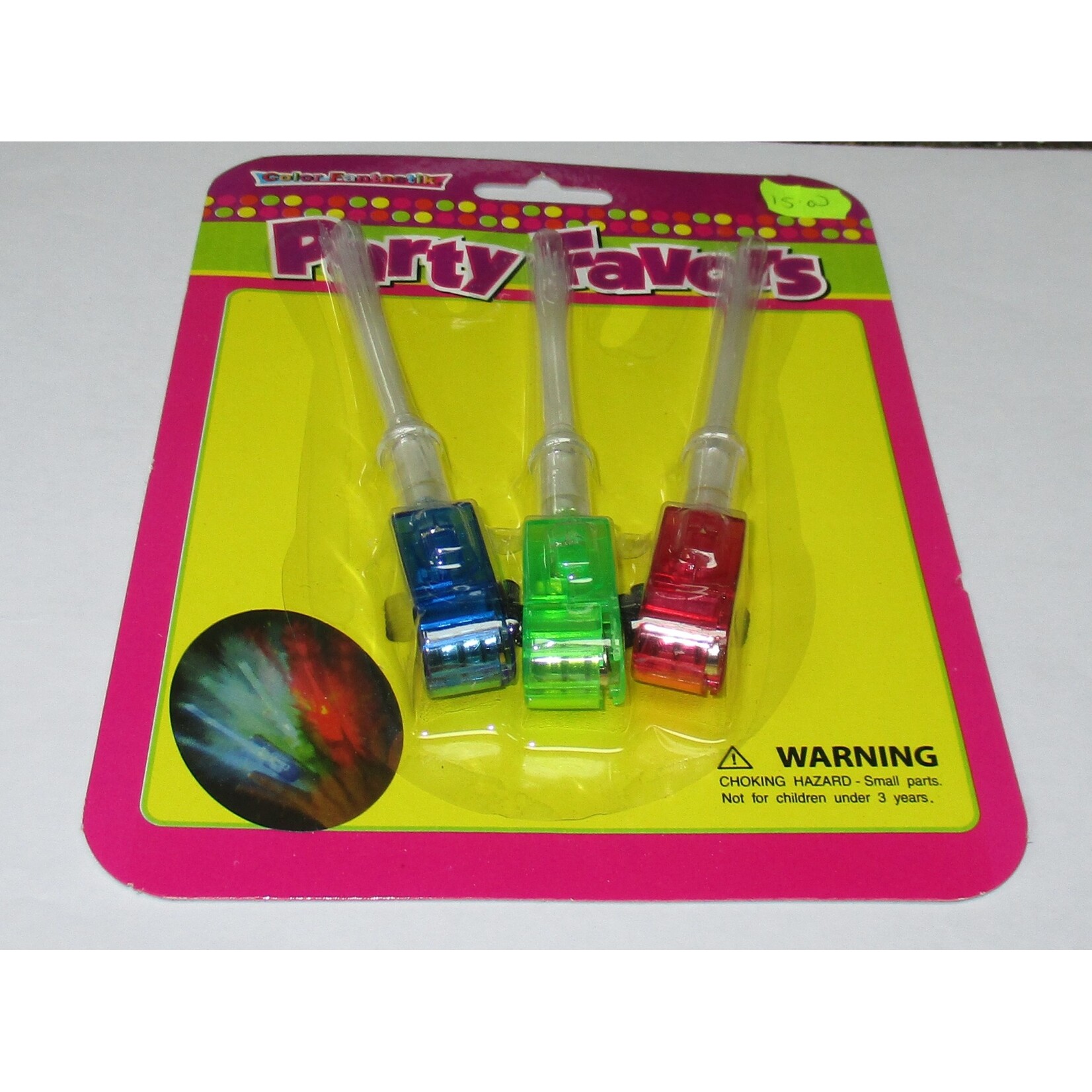 Party Favors, Laser Fingers Assorted Colours
