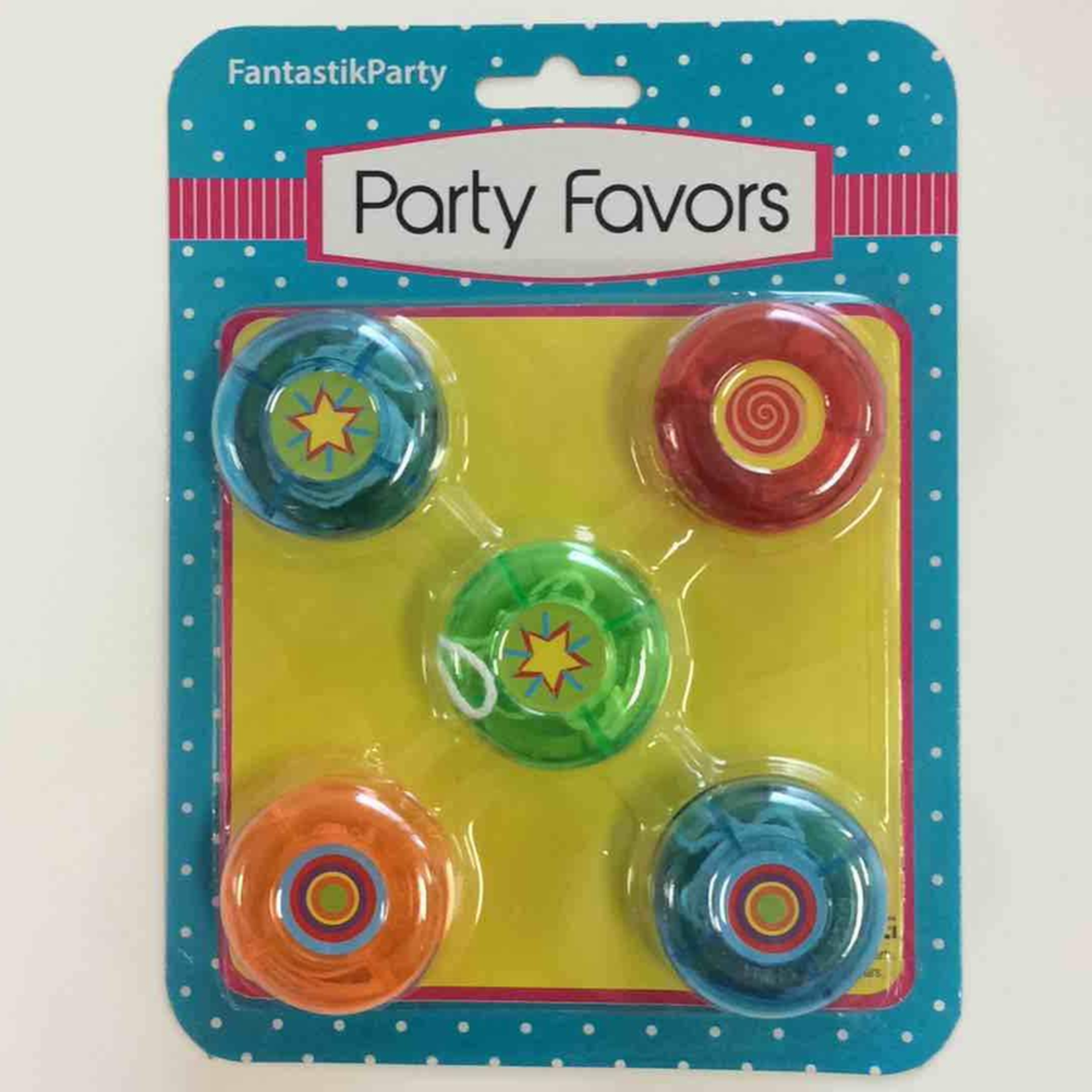 Party Favors, Yoyo 5ct assorted colors