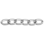 Chain Aluminum 9mm Cut Link Silver