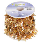 Brass Metal Chain 5x12 mm Leave 5 meters