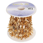 Brass Metal Chain 3x9 mm Leave 5 meters